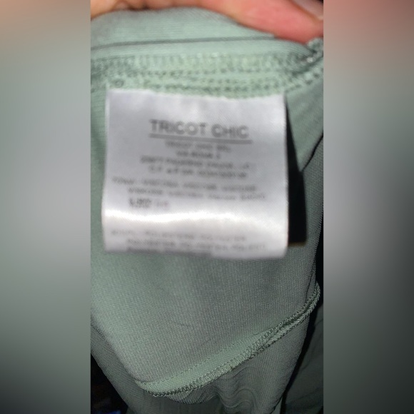 Tricot Chic Green Dress - Picture 9 of 9